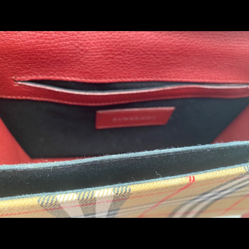 Burberry Grainy Calfskin House Check Macken - Picture 8 of 12